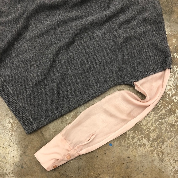 Dondup Sweater Shirt Combo Cashmere Merino Wool S - Picture 6 of 8